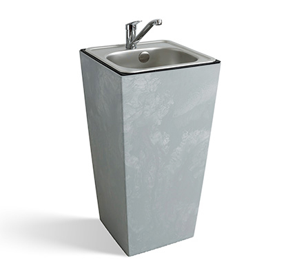 Záhradné umývadlo Lavabo Ston svetlo šedé