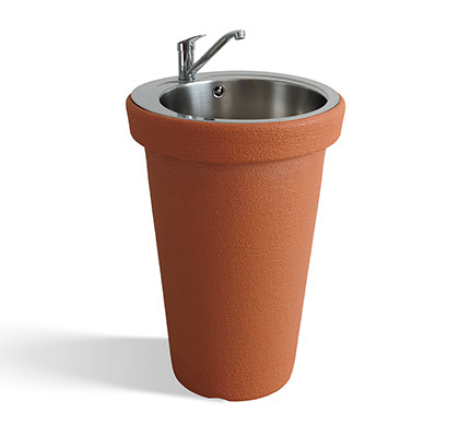 Záhradné umývadlo Lavabo Klasik tehla